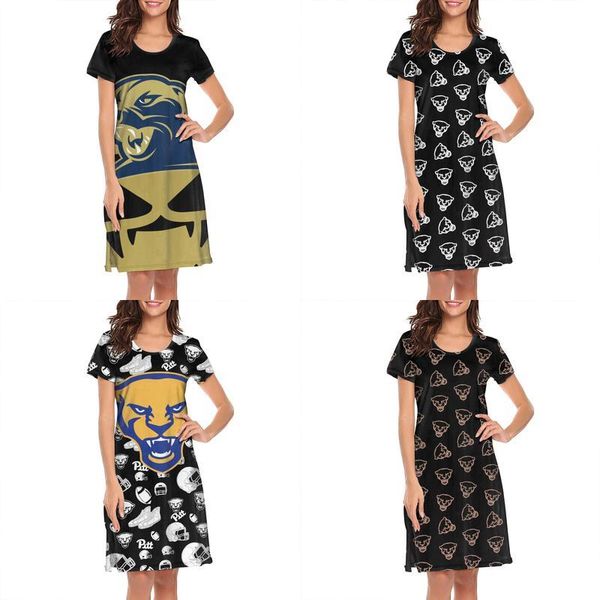 womens design printing pitt panthers football logo white plus size shirt dress make a band retro loungewear creator family nighties, Black;gray
womens design printing pitt panthers football logo white plus size shirt dress make a band retro loungewear creator family nighties, Black;gray