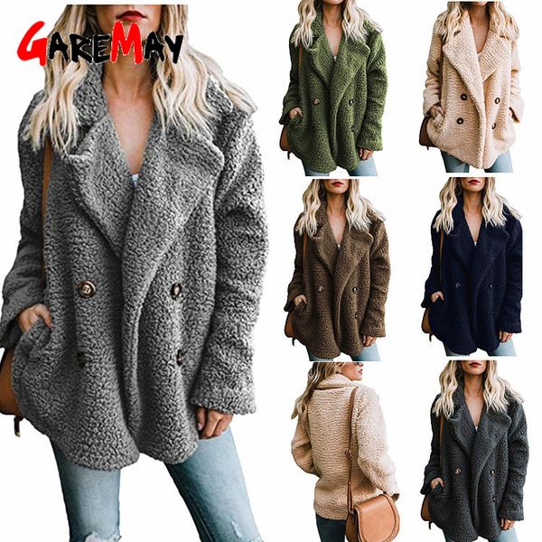 teddy coat women elegant thick winter plush coat artificial fluffy fleece dual pocket faux fur teddy jacket female, Black
teddy coat women elegant thick winter plush coat artificial fluffy fleece dual pocket faux fur teddy jacket female, Black