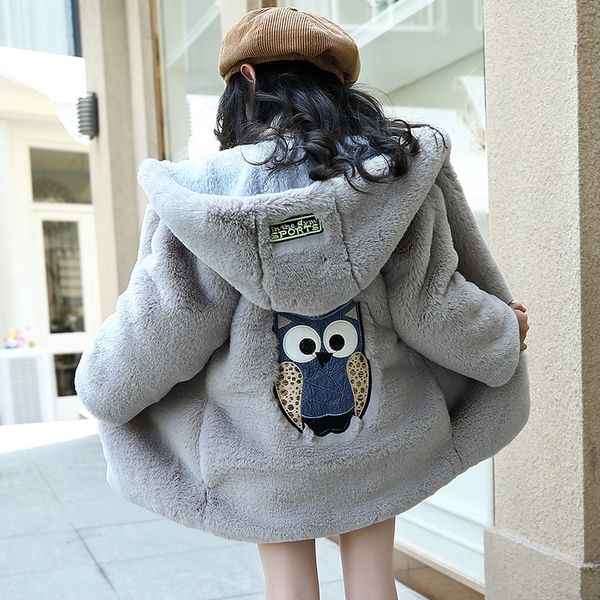 2019 new thick winter coat girls clothes for infant girls faux fur hooded newborn children jacket casaco infantil children, Blue;gray
2019 new thick winter coat girls clothes for infant girls faux fur hooded newborn children jacket casaco infantil children, Blue;gray