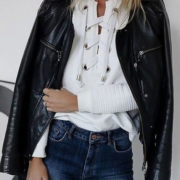 fashion bandage cross lace up sweaters women autumn long sleeve v-neck hollow out knitted pullovers female sweater, White;black
fashion bandage cross lace up sweaters women autumn long sleeve v-neck hollow out knitted pullovers female sweater, White;black