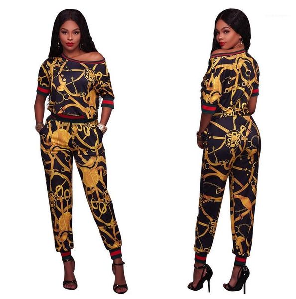 piece pants women fashion golden chain priting sets panelled knited ribbon women two piece sets luxury women two, White
piece pants women fashion golden chain priting sets panelled knited ribbon women two piece sets luxury women two, White