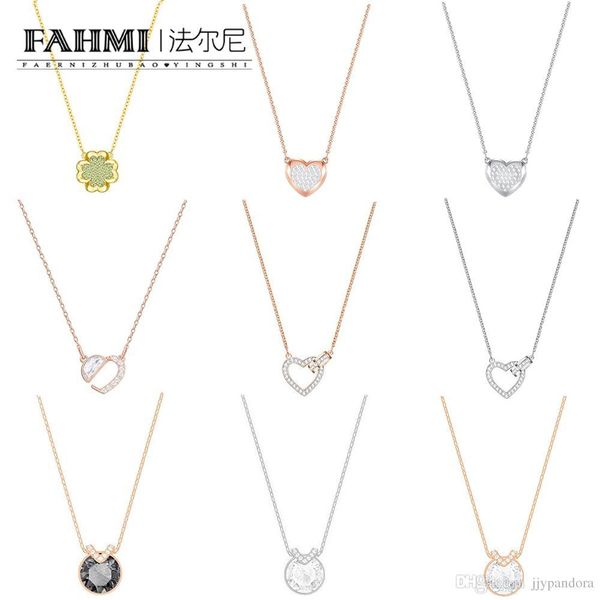 fahmi swa casual trends four-leaf clover love women pendant necklace lucky v-word crystal clavicle chain female rose gold select, Silver
fahmi swa casual trends four-leaf clover love women pendant necklace lucky v-word crystal clavicle chain female rose gold select, Silver