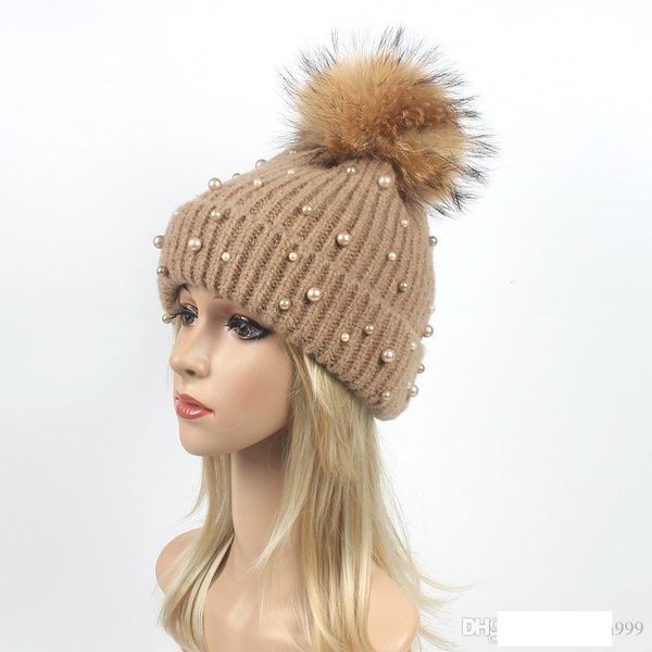 woman winter hats beanie girls wool knitted caps warm girls knitting hat soft female beanies cap real raccoon fur pom pom ball hats, Blue;gray
woman winter hats beanie girls wool knitted caps warm girls knitting hat soft female beanies cap real raccoon fur pom pom ball hats, Blue;gray