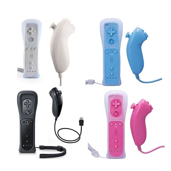 2 in 1 white built in motion plus remote game controller + nunchuck for wii & wiiu console
2 in 1 white built in motion plus remote game controller + nunchuck for wii & wiiu console