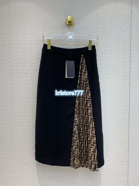 women vintage fashion luxury design letter print pleated midi skirt long dress high end custom girls runway casual organ pleats dress skirts, Black
women vintage fashion luxury design letter print pleated midi skirt long dress high end custom girls runway casual organ pleats dress skirts, Black