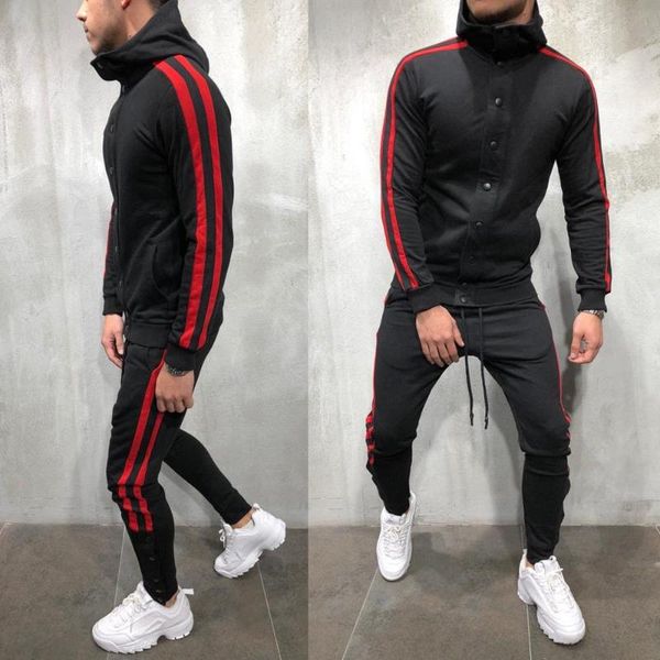 мужчины g спорт tracksuit толстовка водолазка куртки свитер костюм set side нашивка sweetpant брюки брюки беговых костюмы комплекты, Gray
мужчины g спорт tracksuit толстовка водолазка куртки свитер костюм set side нашивка sweetpant брюки брюки беговых костюмы комплекты, Gray
