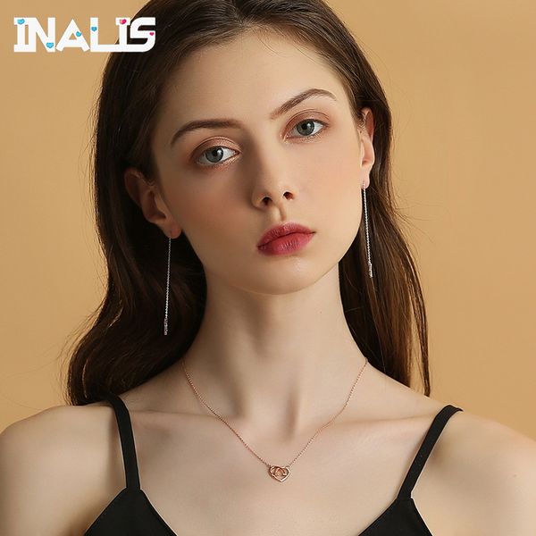 inalis новый изысканный бутик горячей продажи ключицы цепи ожерелье стерлингового серебра 925 сердце кулон розовое золото покрытием дамы юве, Silver
inalis новый изысканный бутик горячей продажи ключицы цепи ожерелье стерлингового серебра 925 сердце кулон розовое золото покрытием дамы юве, Silver