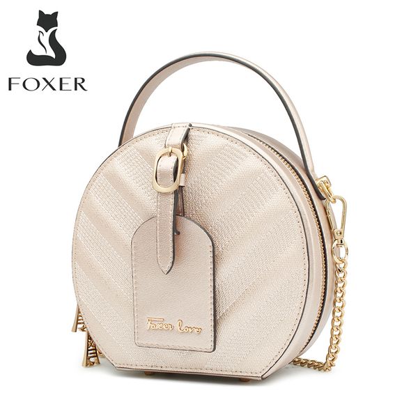 foxer classic round bag ladies cowhide leather mini totes tag chic gold round shoulder bag stylish women clutch messenger bags
foxer classic round bag ladies cowhide leather mini totes tag chic gold round shoulder bag stylish women clutch messenger bags