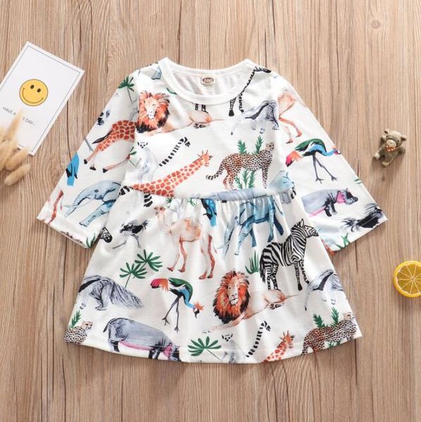 spring and autumn children's clothes christmas cartoon printed dresses for children in europe and america ing, Red;yellow
spring and autumn children's clothes christmas cartoon printed dresses for children in europe and america ing, Red;yellow