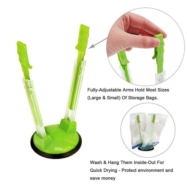 2 piece baggy rack hands-clip food storage er baggy holder,bag holder for plastic bags stand bag clips
2 piece baggy rack hands-clip food storage er baggy holder,bag holder for plastic bags stand bag clips