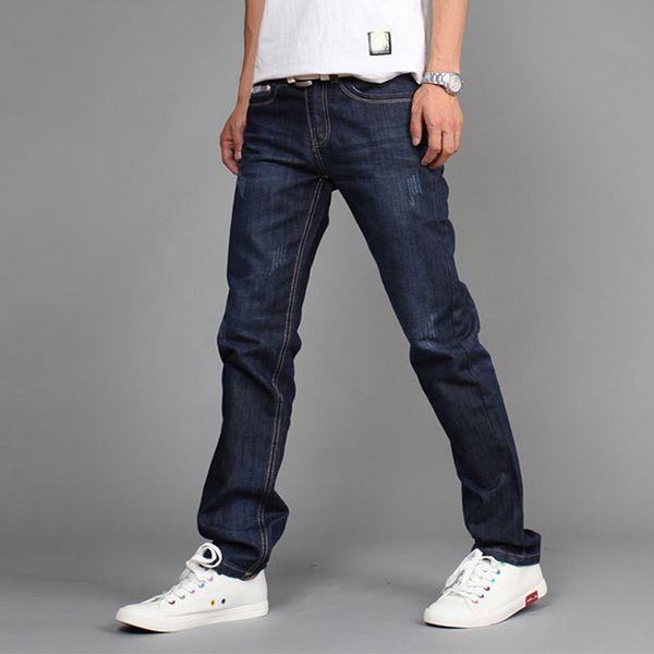 2018 mens brand jeans fashion men casual slim fit straight high stretch feet skinny jeans man blue sell male trousers
2018 mens brand jeans fashion men casual slim fit straight high stretch feet skinny jeans man blue sell male trousers