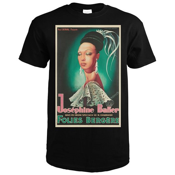 100% josephine baker - folies bergere vintage poster (artist gyarmathy) france c. 1949 (premium t-shirt) t01, White;black
100% josephine baker - folies bergere vintage poster (artist gyarmathy) france c. 1949 (premium t-shirt) t01, White;black