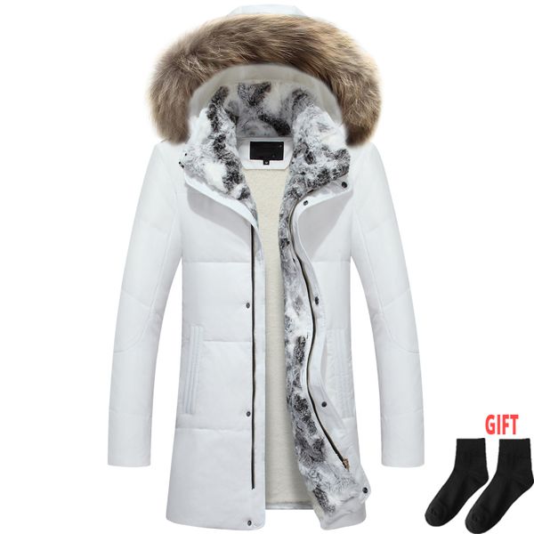 winter thickening cold and windproof big fur collar lamb wool scarf down jacket men hooded detachable long thick warm down coat, Black
winter thickening cold and windproof big fur collar lamb wool scarf down jacket men hooded detachable long thick warm down coat, Black