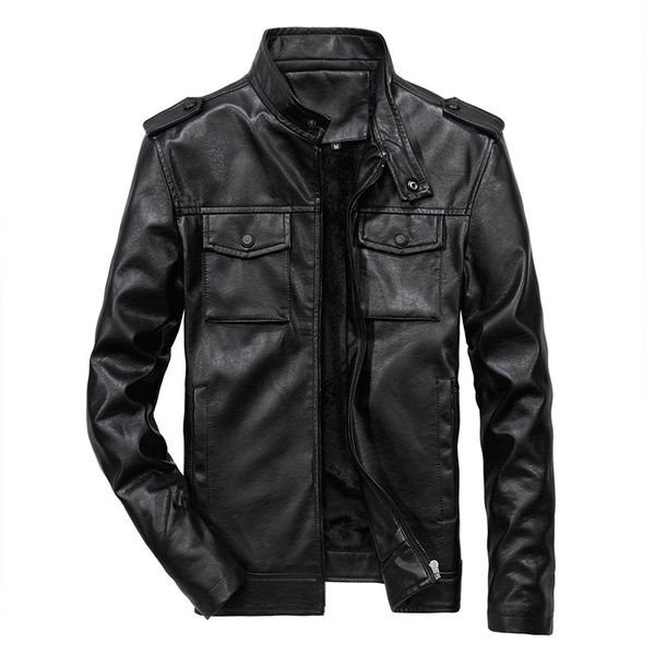 oversize 3xl-6xl loose pu motorcycle clothing men casual spring new faux leather jacket stand collar coat outwear with epaulets, Black
oversize 3xl-6xl loose pu motorcycle clothing men casual spring new faux leather jacket stand collar coat outwear with epaulets, Black