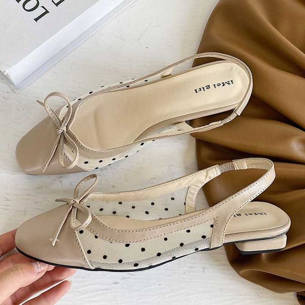 patchwork breathable mesh polka dot bowknot women sandals heels shoes women slingback square toe slip on femmes sandalias 2020, Black
patchwork breathable mesh polka dot bowknot women sandals heels shoes women slingback square toe slip on femmes sandalias 2020, Black