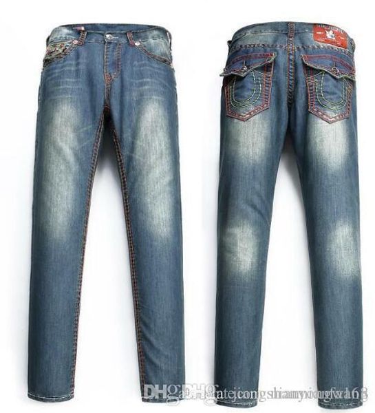 мужские прямые джинсы длинные брюки брюки мужские истинные грубые линии религия джинсы одежда человек случайные карандаш брюки синий черный, Blue 
мужские прямые джинсы длинные брюки брюки мужские истинные грубые линии религия джинсы одежда человек случайные карандаш брюки синий черный, Blue