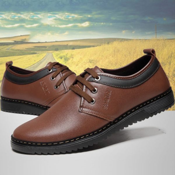 neujge 2019 autumn new solid color breathable business casual shoes men leather fashion simple men shoes three color 140303, Black
neujge 2019 autumn new solid color breathable business casual shoes men leather fashion simple men shoes three color 140303, Black