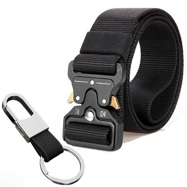 outdoor tactical belt army waist belt nylon heavy duty cinturon tactico metal automatic buckle hunting accessories, Black;gray
outdoor tactical belt army waist belt nylon heavy duty cinturon tactico metal automatic buckle hunting accessories, Black;gray
