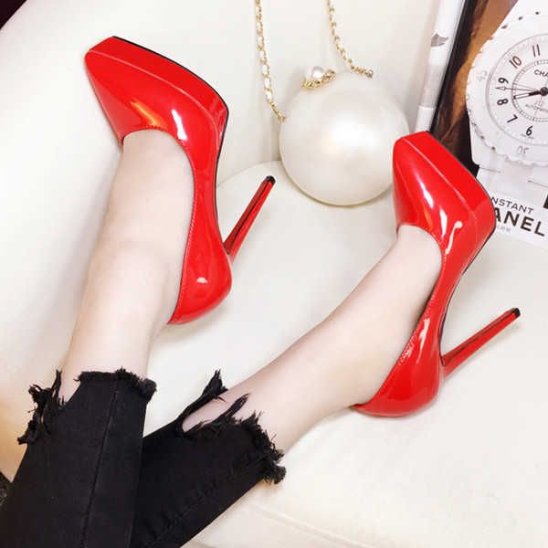 high heel shoes thin heeled pointed-toe small women's shoes super high heels black nightclub red wedding
high heel shoes thin heeled pointed-toe small women's shoes super high heels black nightclub red wedding