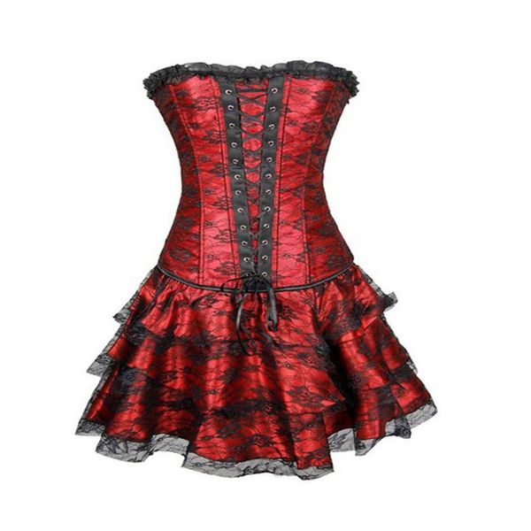 s-2xl woman waist training corset gothic jacquard exotic corset dress overbust bustier party dance dress multicolor, Black;white
s-2xl woman waist training corset gothic jacquard exotic corset dress overbust bustier party dance dress multicolor, Black;white