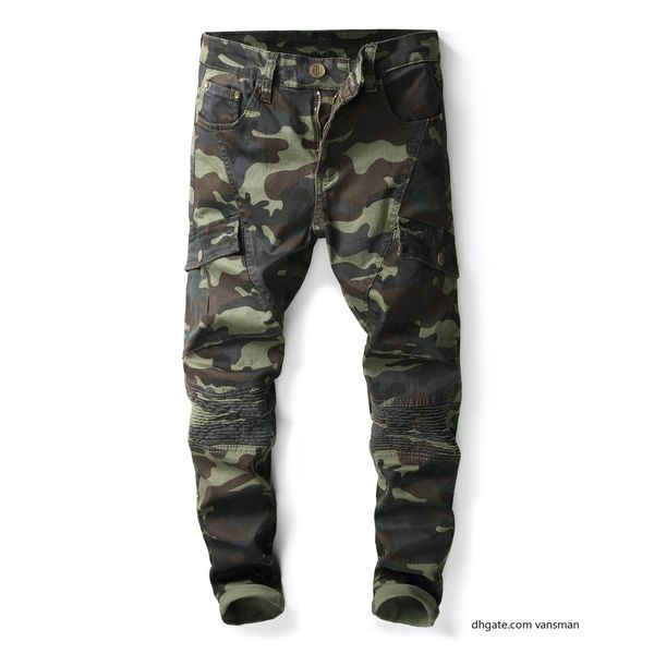 mens camouflage patchwork jeans long trousers denim pencil pants slim multiple pockets overalls mens fashion fit jeans high quality, Blue
mens camouflage patchwork jeans long trousers denim pencil pants slim multiple pockets overalls mens fashion fit jeans high quality, Blue