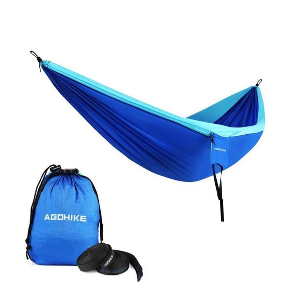 portable double camping hammock parachute nylon cloth sleeping swing hammock for outdoors backpacking travel beach
portable double camping hammock parachute nylon cloth sleeping swing hammock for outdoors backpacking travel beach