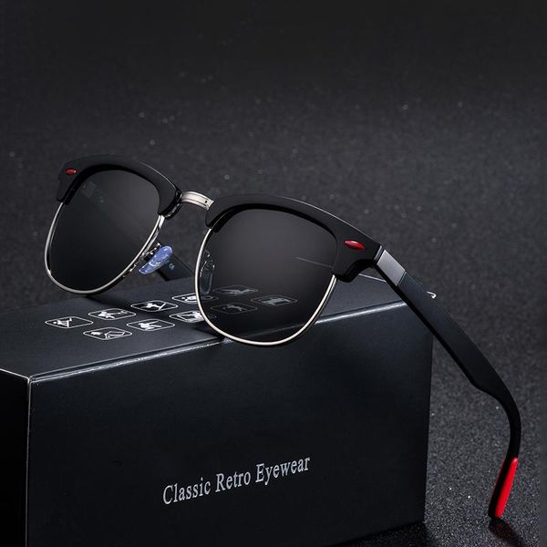 classic retro rivet polarized sunglasses men women brand designer tr90 legs lighter design female male fashion sun glasses
classic retro rivet polarized sunglasses men women brand designer tr90 legs lighter design female male fashion sun glasses