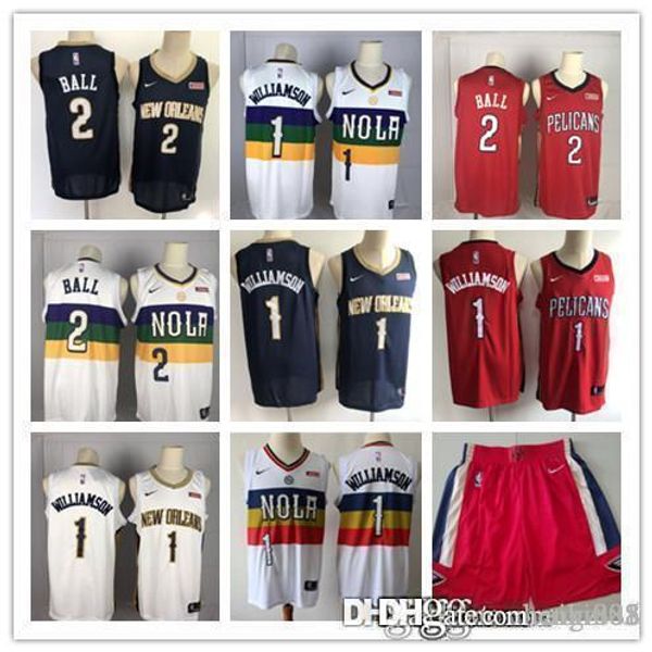 mens new orleans pelicans #1 zion williamson 2 lonzo ball basketball shorts basketball jerseys black white red city edition, Black;red
mens new orleans pelicans #1 zion williamson 2 lonzo ball basketball shorts basketball jerseys black white red city edition, Black;red