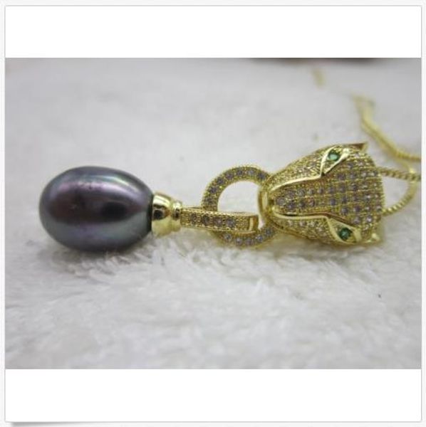 12-14mm real natural tahitian pearl necklace 17-18, Silver