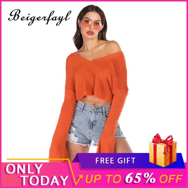 beigerfayl 2019 fall off shoulder sweaters cotton cropped sweater flare sleeve blouse solid color knitted pullover clothes 6130, White;black
beigerfayl 2019 fall off shoulder sweaters cotton cropped sweater flare sleeve blouse solid color knitted pullover clothes 6130, White;black