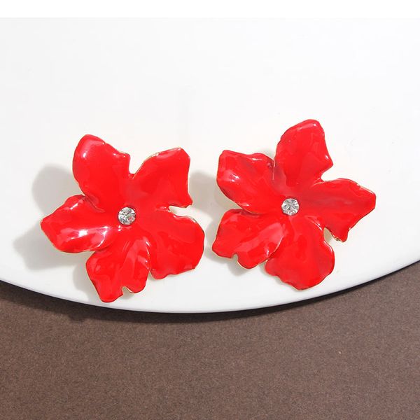 flatfoosie new cute red metal flower stud earrings for women girl korean style fashion sweet earring female brinco party jewelry, Golden;silver
flatfoosie new cute red metal flower stud earrings for women girl korean style fashion sweet earring female brinco party jewelry, Golden;silver