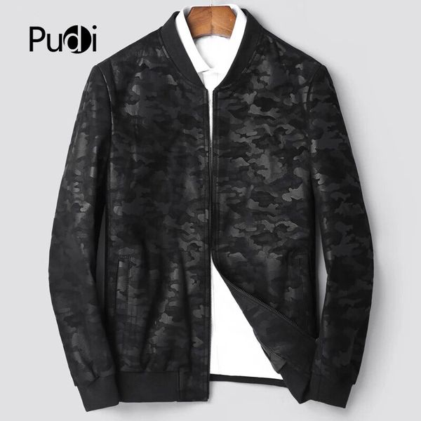 pudi mt834 2019 men new fashion real sheep camouflage leather jackets with collar fall winter casual outwear, Black;brown
pudi mt834 2019 men new fashion real sheep camouflage leather jackets with collar fall winter casual outwear, Black;brown
