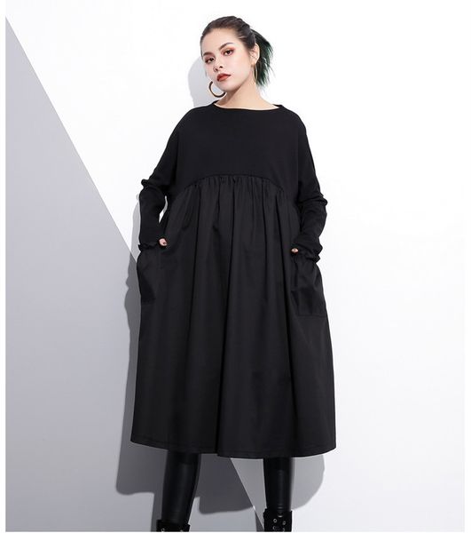 women dress cotton polyester time-limited rushed vadim plus size 2019 dress straight natural winter o-neck solid, Black;pink
women dress cotton polyester time-limited rushed vadim plus size 2019 dress straight natural winter o-neck solid, Black;pink