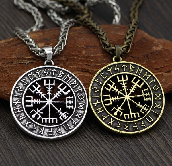 viking icelandic vegvisir helmet horror in runic circle pendant magical staves compass rune amulet collier necklace, Silver
viking icelandic vegvisir helmet horror in runic circle pendant magical staves compass rune amulet collier necklace, Silver
