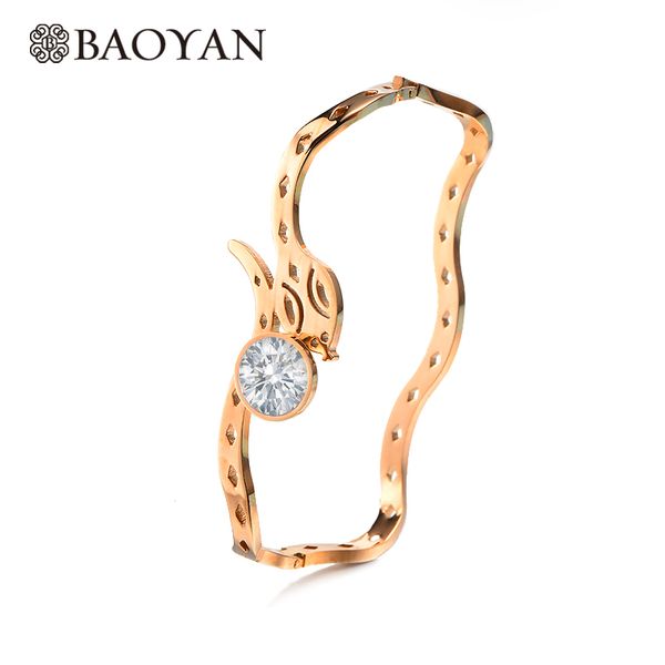 clearence-sale baoyan irregular geometric rose gold bangle bracelet women stainless steel zircon crystal bangle women, Black
clearence-sale baoyan irregular geometric rose gold bangle bracelet women stainless steel zircon crystal bangle women, Black