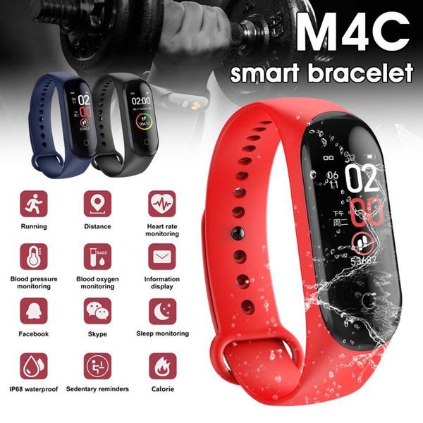 kinco 3 colors m4c smart watch bracelet wristband fitness heart rate blood pressure blood oxygen monitor massage call receive
kinco 3 colors m4c smart watch bracelet wristband fitness heart rate blood pressure blood oxygen monitor massage call receive