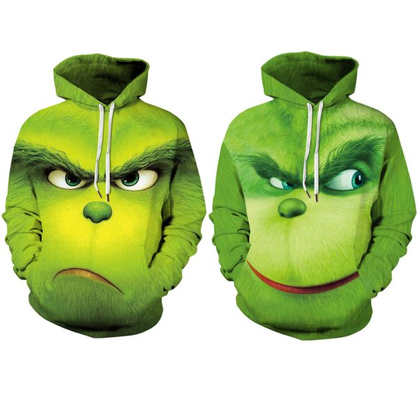 new style men's designer hoodies stretch sweatshirts hip hop pullovers sportswear 3d printing green monster couples with clothing s-5xl, Black
new style men's designer hoodies stretch sweatshirts hip hop pullovers sportswear 3d printing green monster couples with clothing s-5xl, Black