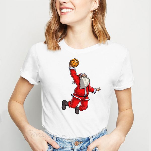 funny santa slam t-shirts women clothes christmas basketball sport printed t shirt xmas casual short-sleeve white tee
funny santa slam t-shirts women clothes christmas basketball sport printed t shirt xmas casual short-sleeve white tee