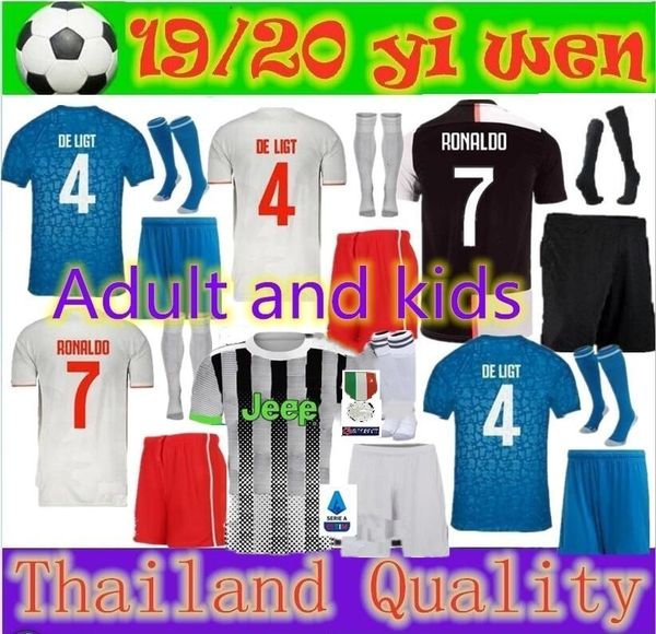 and kids 19 20 juventus soccer jersey kit 2018 2019 de ligt dybala higuain mandzukic buffon ronaldo football shirt uniform, Black;yellow
and kids 19 20 juventus soccer jersey kit 2018 2019 de ligt dybala higuain mandzukic buffon ronaldo football shirt uniform, Black;yellow