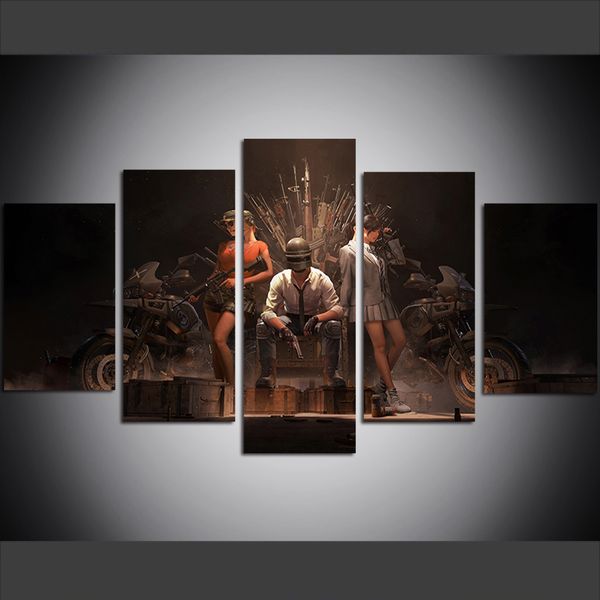 5 piece large size canvas wall art pictures creative pubg game sniper poster art print oil painting for living room
5 piece large size canvas wall art pictures creative pubg game sniper poster art print oil painting for living room