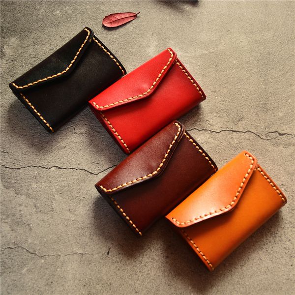 europe and america retro women's new products cowhide short leather solid color entirely handmade wallet card holder purse, Black
europe and america retro women's new products cowhide short leather solid color entirely handmade wallet card holder purse, Black