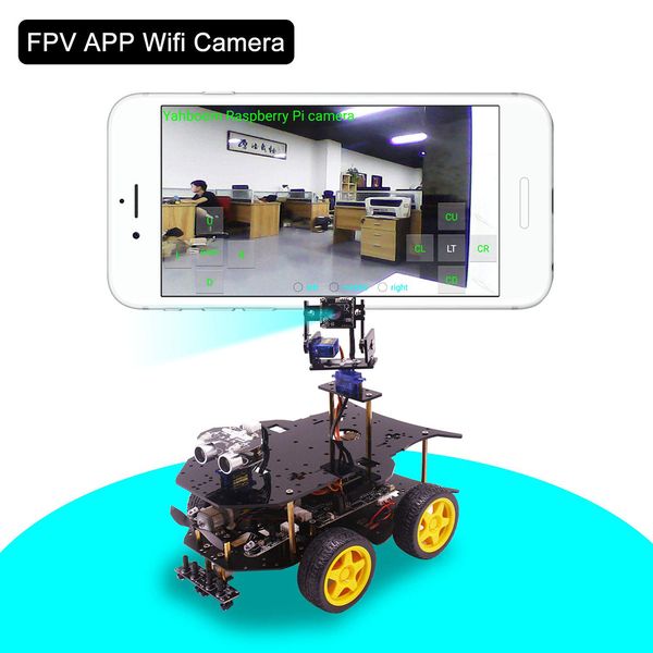 ultimate starter kit for raspberry pi hd camera programmable smart robot car kit with 4wd electronics education diy stem toy kit
ultimate starter kit for raspberry pi hd camera programmable smart robot car kit with 4wd electronics education diy stem toy kit