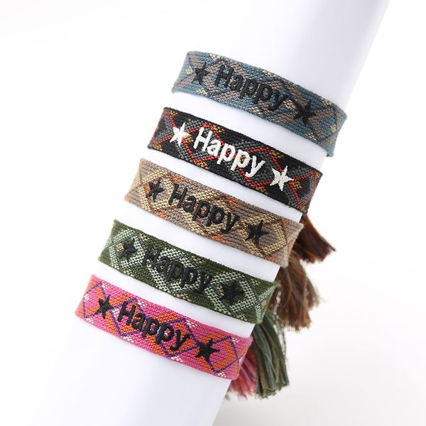 vintage letter braided bracelet for women men embroidery friendship bracelets with tassel adjustable weave bracelet boho jewelry, Golden;silver
vintage letter braided bracelet for women men embroidery friendship bracelets with tassel adjustable weave bracelet boho jewelry, Golden;silver