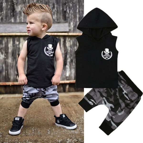pudcoco 2019 summer 2pcs toddler kids baby boy sleeveless hooded clothes t-shirt +camo pants outfits fashion set, White
pudcoco 2019 summer 2pcs toddler kids baby boy sleeveless hooded clothes t-shirt +camo pants outfits fashion set, White