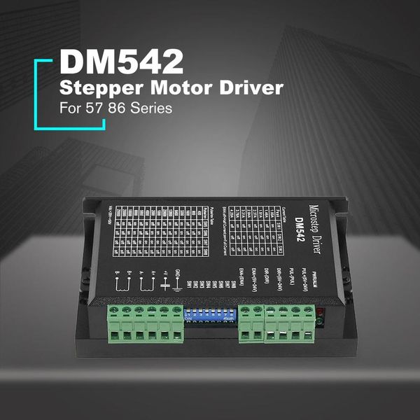 dm542 stepper motor driver controller for 57 86 series 2-phase digital stepper motor driver dc 24-60 v 4.5a durable
dm542 stepper motor driver controller for 57 86 series 2-phase digital stepper motor driver dc 24-60 v 4.5a durable