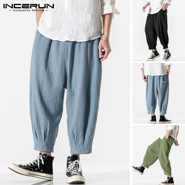 2020 fashion man casual baggy drop crotch trousers summer retro joggers men harem pants elastic waist solid color loose bottoms, Black
2020 fashion man casual baggy drop crotch trousers summer retro joggers men harem pants elastic waist solid color loose bottoms, Black