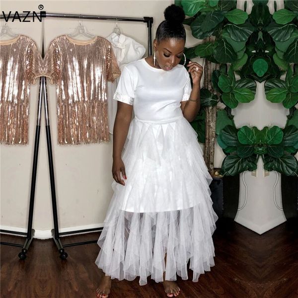 vazn yd8109 young lady of note fashion white round neck short sleeve high waist women vacation lace ball gown maxi dress, Black;pink
vazn yd8109 young lady of note fashion white round neck short sleeve high waist women vacation lace ball gown maxi dress, Black;pink