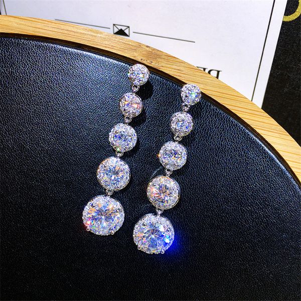 luxury female crystal drop earrings with zircon stone 925 sterling silver long dangle earrings for women vintage wedding jewelry
luxury female crystal drop earrings with zircon stone 925 sterling silver long dangle earrings for women vintage wedding jewelry