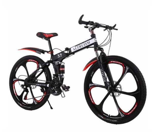 Hot Sale Altruism Mountain Bikes 26-Inch Steel 21-Speed Bicycles X9 Dual Disc Brakes Variable Speed Road Bike Racing Bicycle