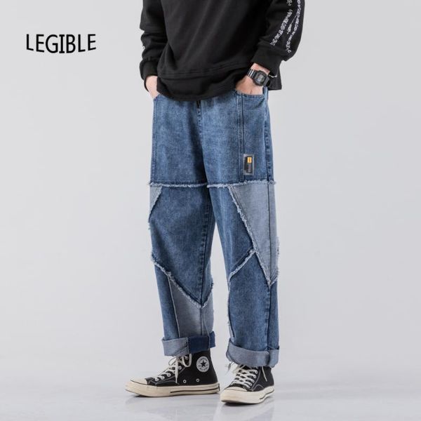 legible new hip hop jeans men solid spliced denim pants men spring autumn fashion loose straight youth skateboard boy jeans, Blue
legible new hip hop jeans men solid spliced denim pants men spring autumn fashion loose straight youth skateboard boy jeans, Blue